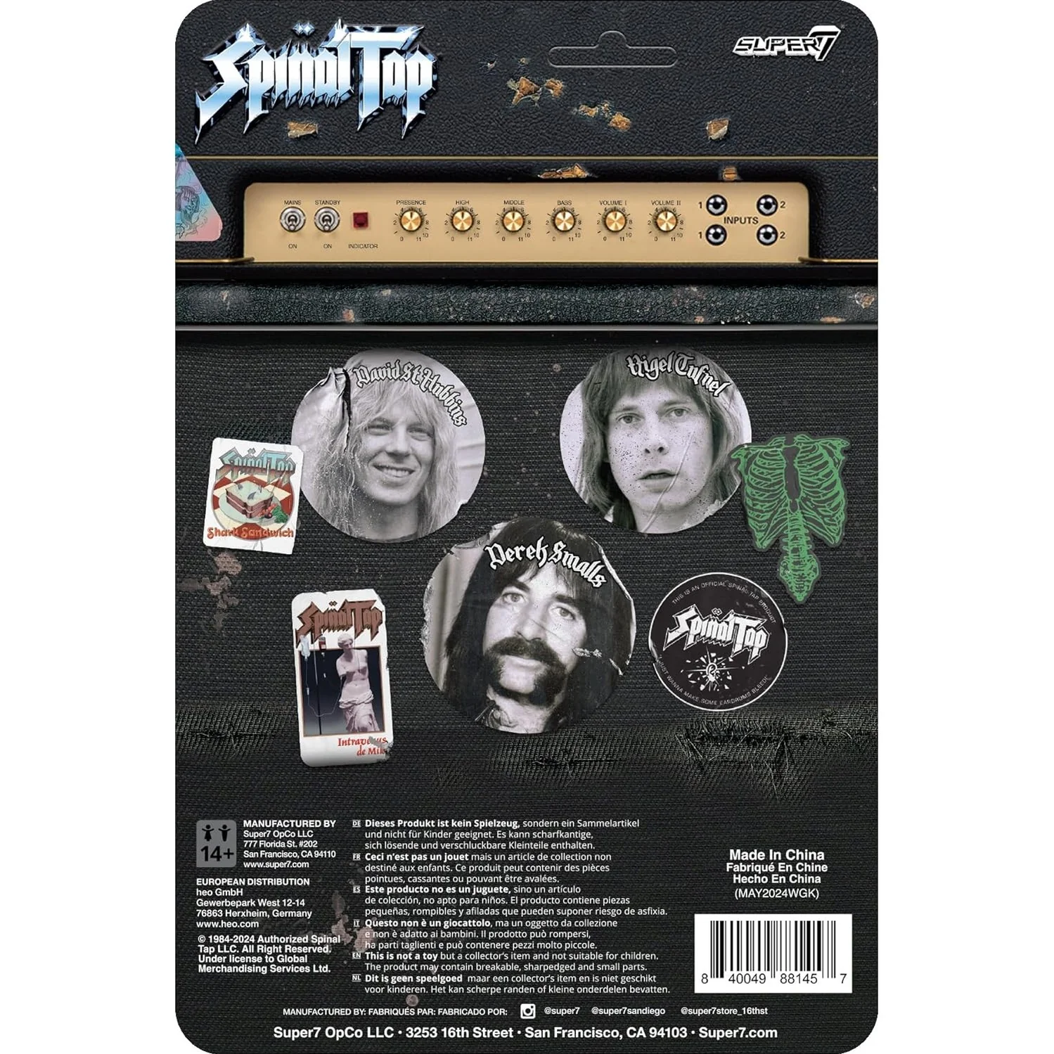 Spinal Tap Nigel Tufnel Action Figure - Super7 - ReAction - Image 5