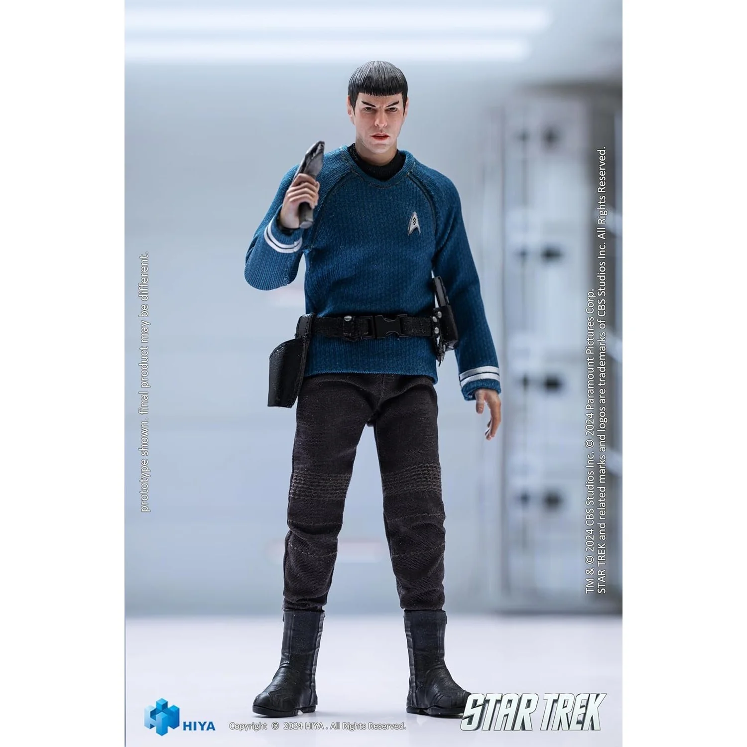 Star Trek (2009 Film) Spock 1:12 Scale Action Figure - Hiya Toys Exquisite Super Series - PX Previews Exclusive! - Image 3