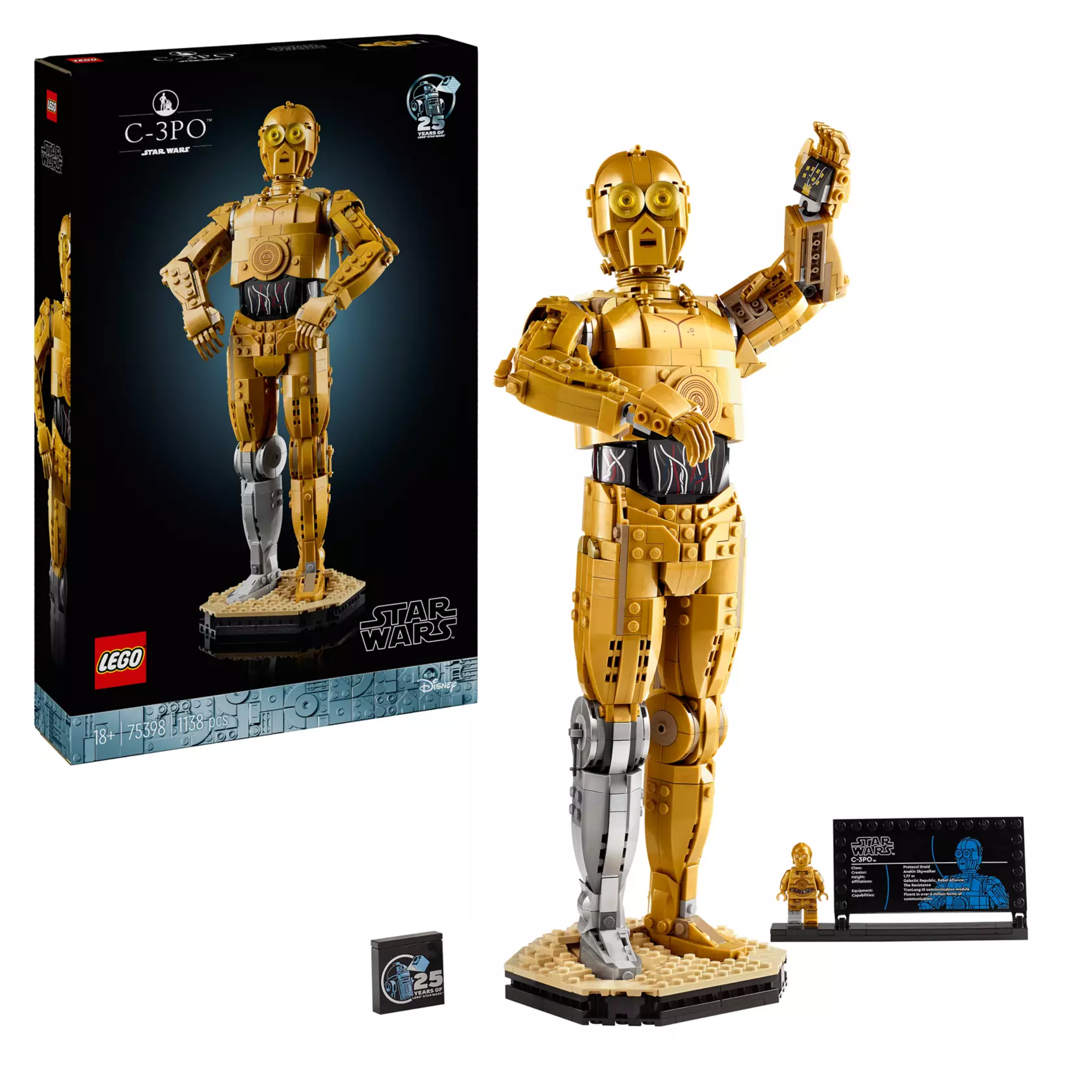 Star Wars C-3PO Buildable Droid LEGO 75398 - Image 7