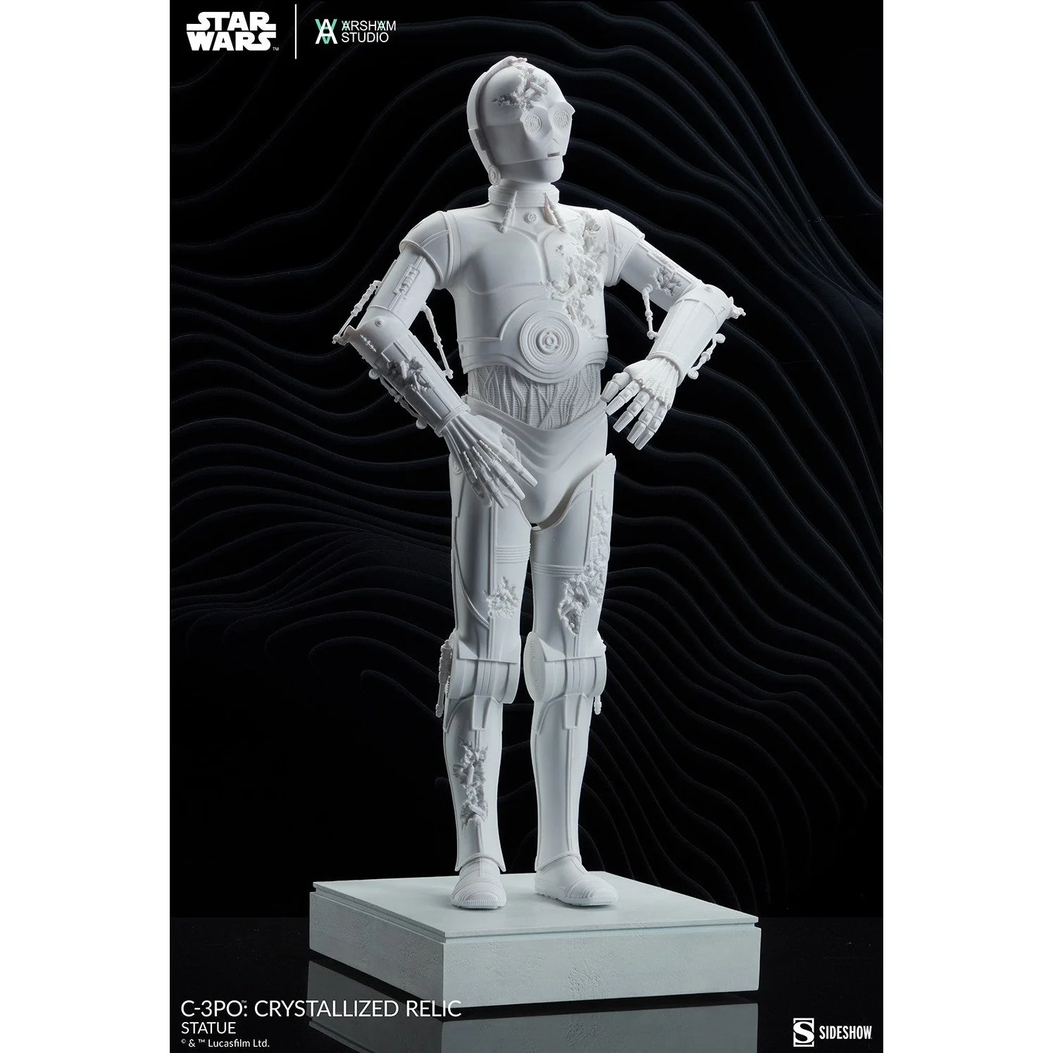 Star Wars C-3PO Crystallized Relic Statue Arsham - Image 14