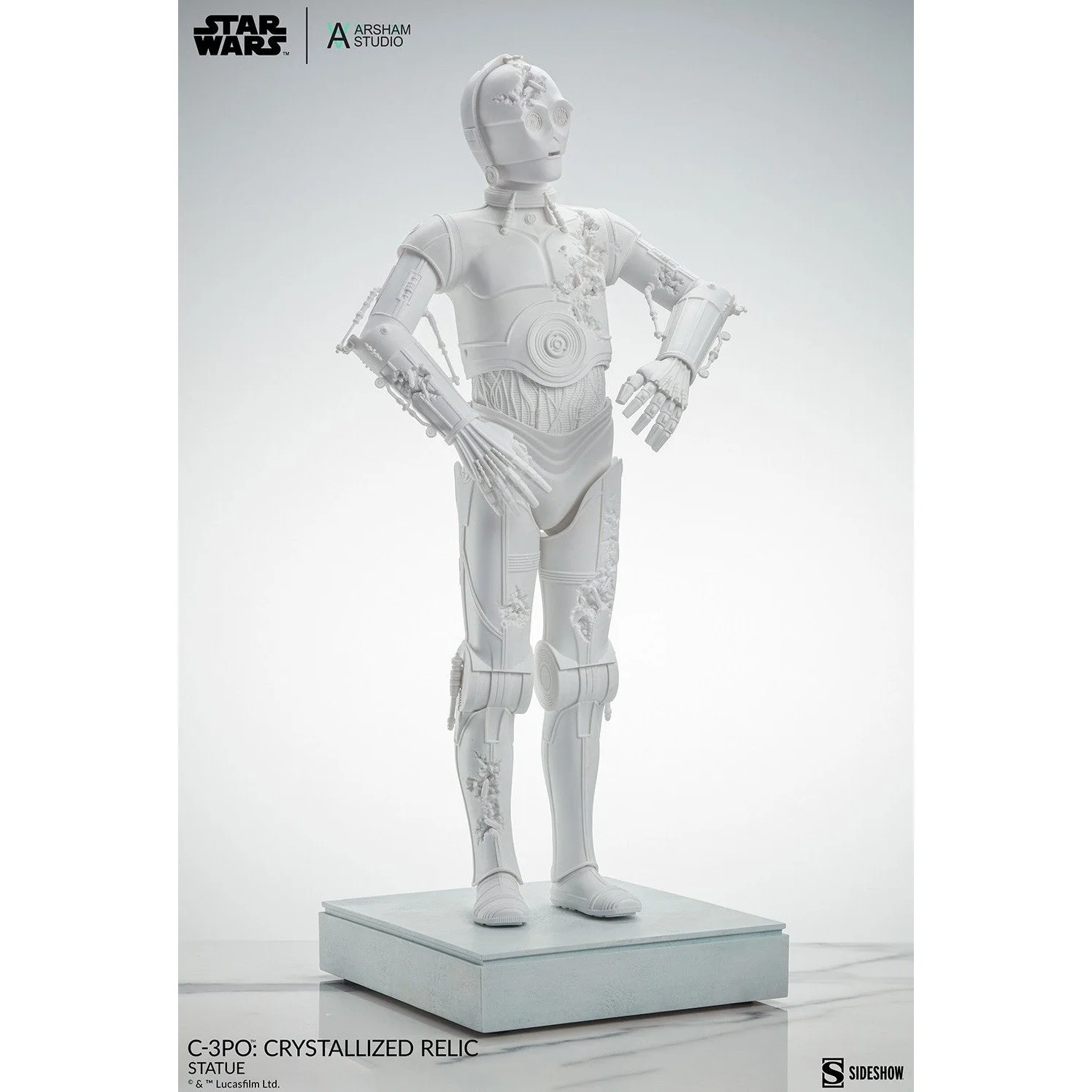Star Wars C-3PO Crystallized Relic Statue Arsham - Image 2
