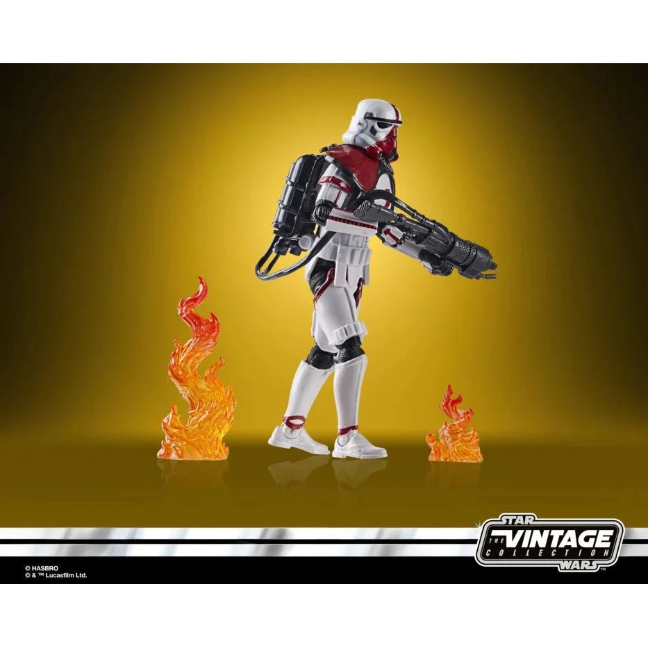 Star Wars: The Mandalorian Incinerator Trooper & Grogu Action Figure 2-Pack - Hasbro - The Vintage Collection - Image 6