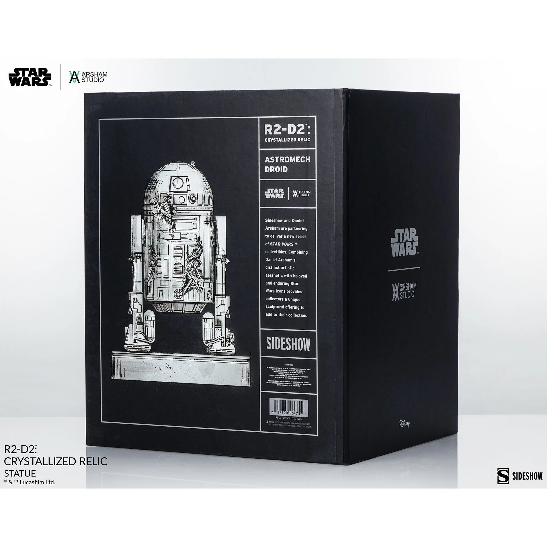 Star Wars R2-D2 Crystallized Relic Statue - Sideshow Collectibles, Arsham Studio - Image 7