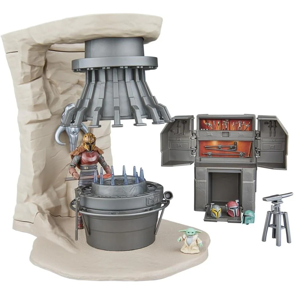 Star Wars: The Mandalorian The Armorer's Forge Playset - Hasbro - Star Wars: The Vintage Collection - Image 11