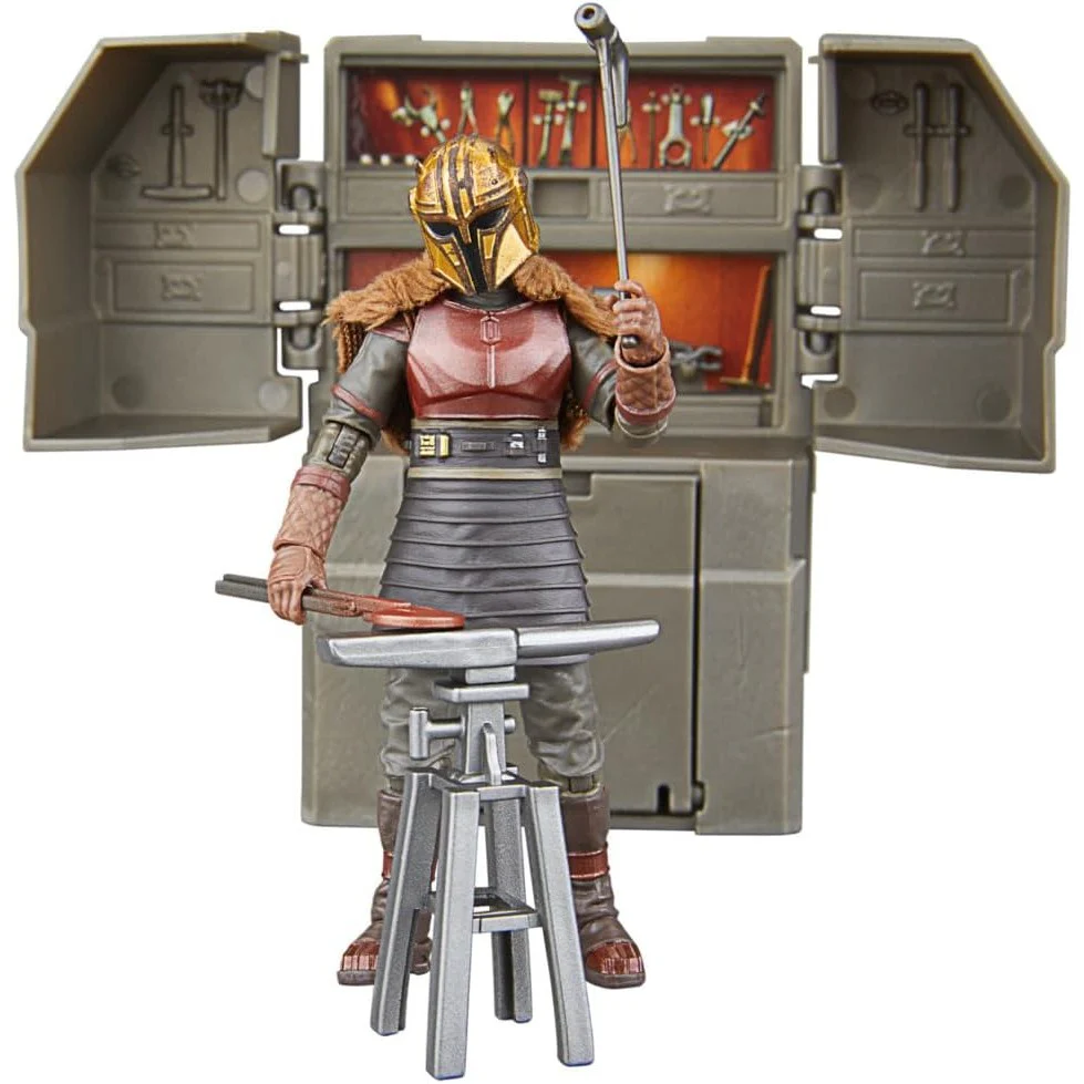 Star Wars: The Mandalorian The Armorer's Forge Playset - Hasbro - Star Wars: The Vintage Collection - Image 5