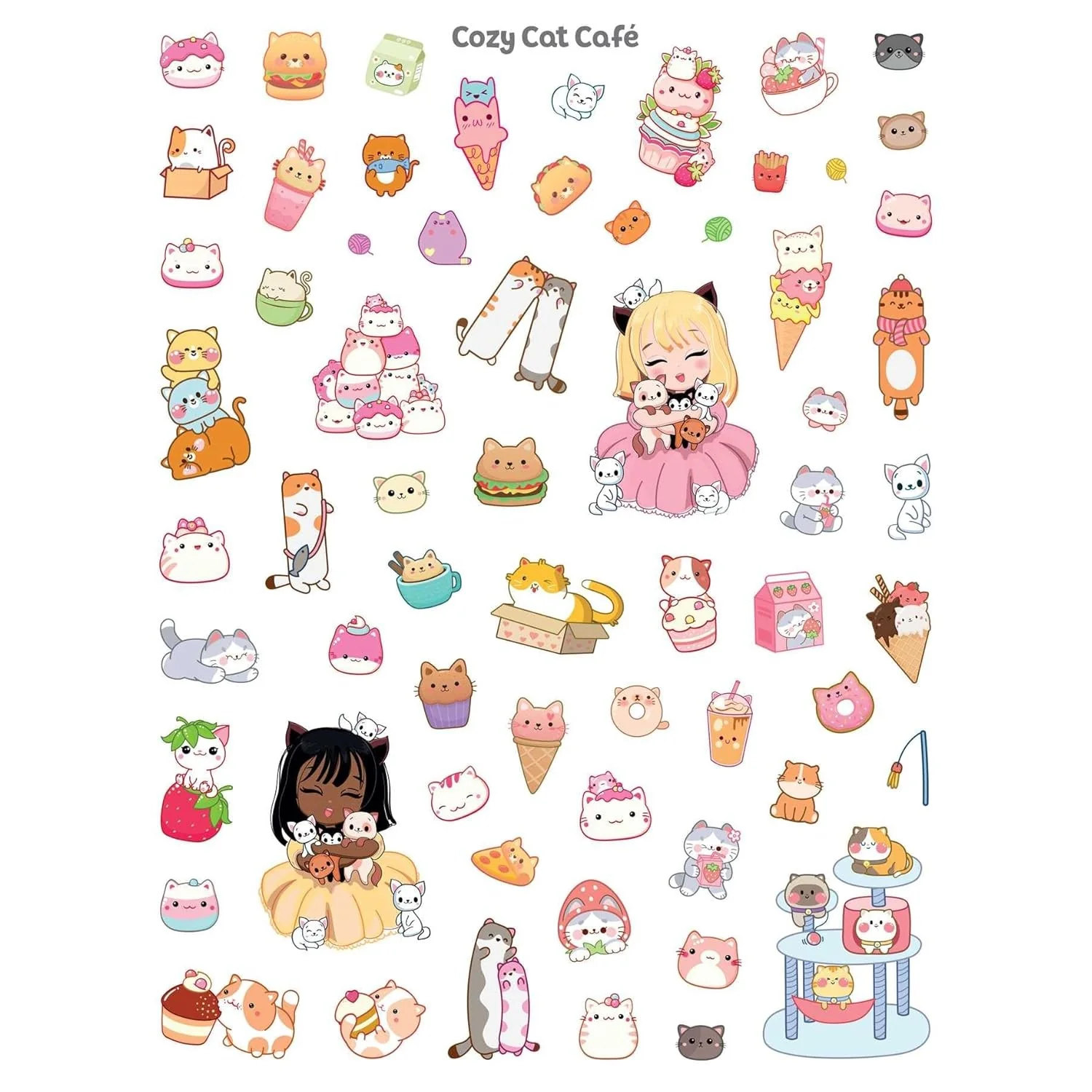 Sticker Party: Kawaii - Sticker Book with Posters - iSeek Ltd - Image 5