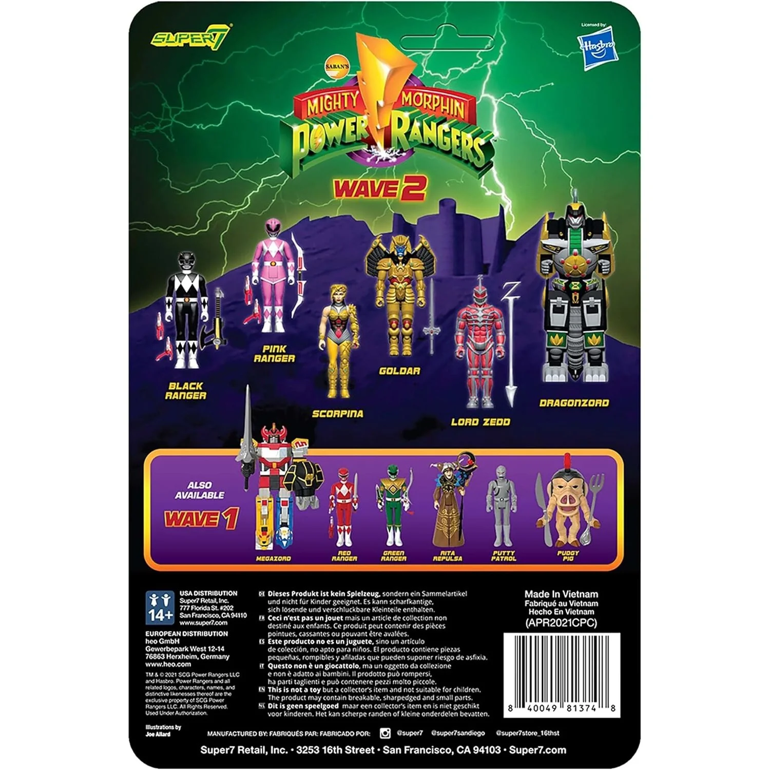Mighty Morphin Power Rangers Scorpina Figure - Super7 - ReAction - Image 3