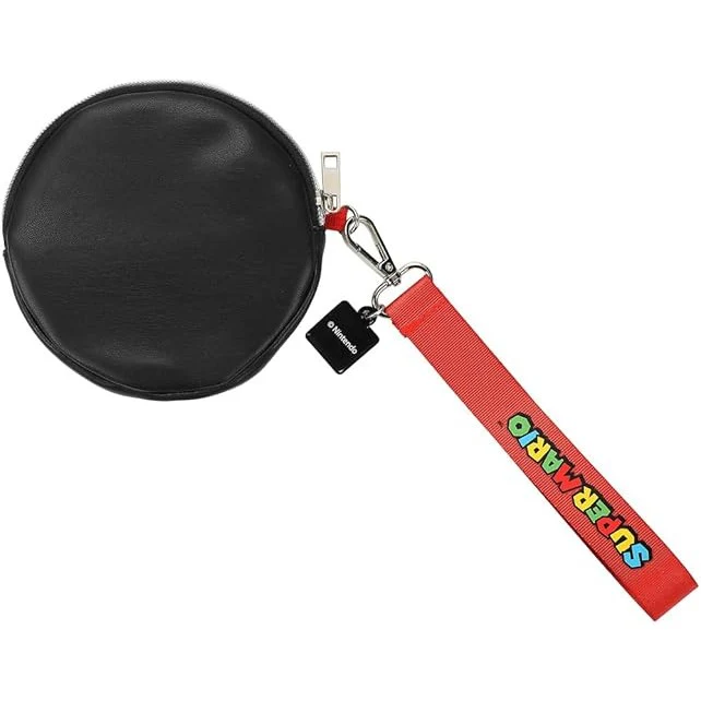 Super Mario Bros Super Mushroom Coin Pouch with Wrist Strap - Bioword - Image 5