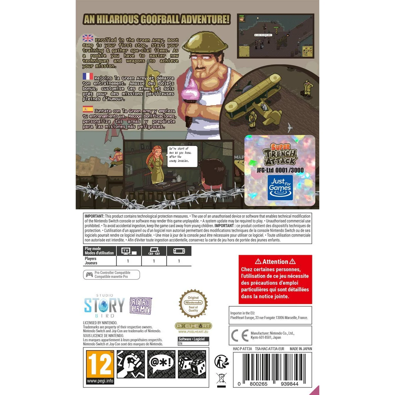 Super Trench Attack - Nintendo Switch - PixelHeart (European Import) - Image 2