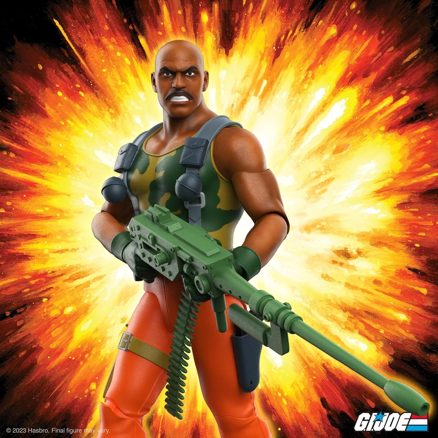 G.I. Joe Roadblock 7" Action Figure - Super7 - ULTIMATES! (Wave 5) - Image 2