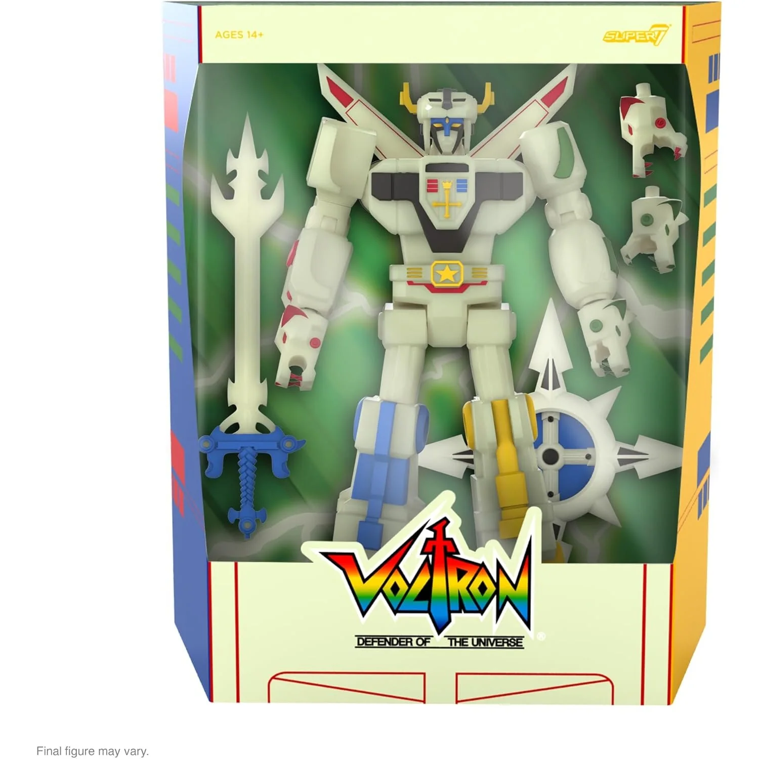 Voltron: Defender of the Universe ULTIMATES! Lightning Glow Voltron Figure Super7 - Image 2