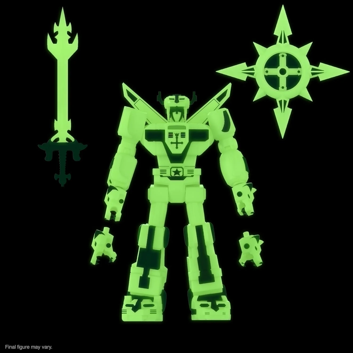 Voltron: Defender of the Universe ULTIMATES! Lightning Glow Voltron Figure Super7 - Image 5