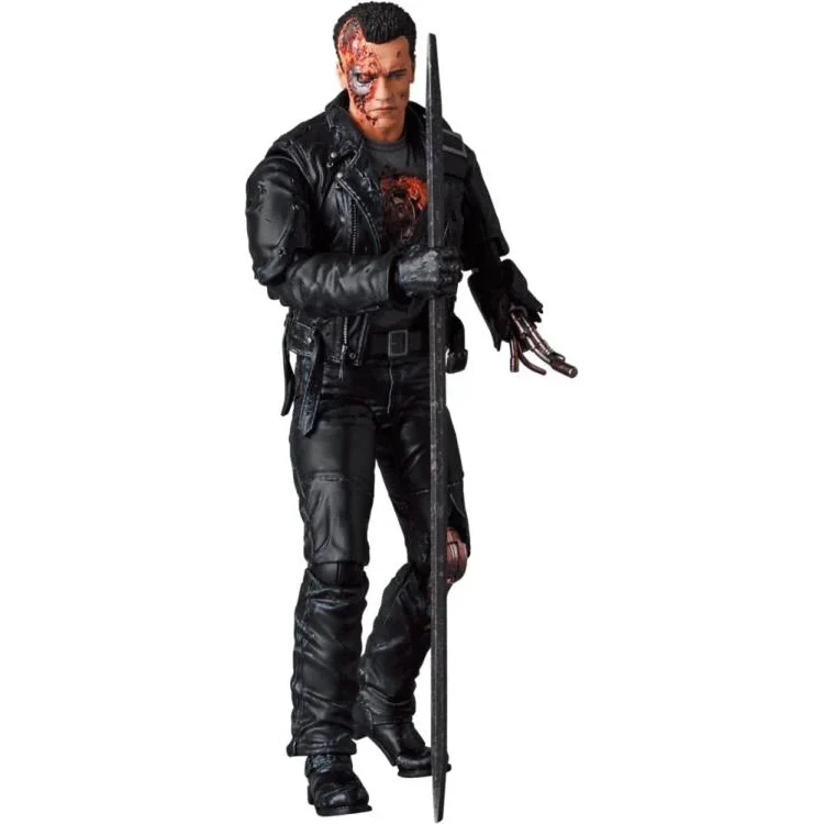 Terminator 2: Judgement Day T-800 (Battle Damaged Ver.) Action Figure - Medicom Toy - MAFEX #191 - Image 5