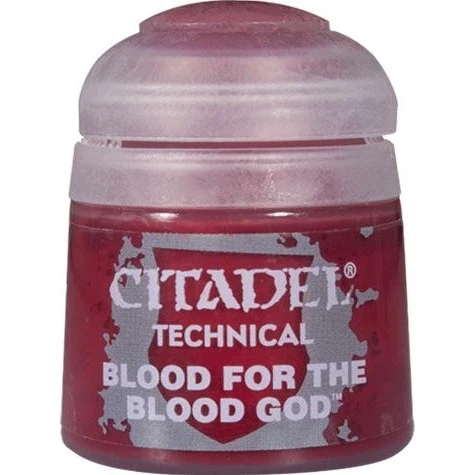 Citadel Technical: Blood for the Blood God - Warhammer Model Paint, 12ml Pot - Games Workshop