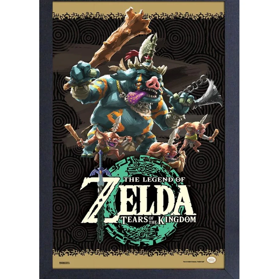 The Legend of Zelda: Tears of the Kingdom Enemies Poster (Framed) - Nintendo - Pyramid America