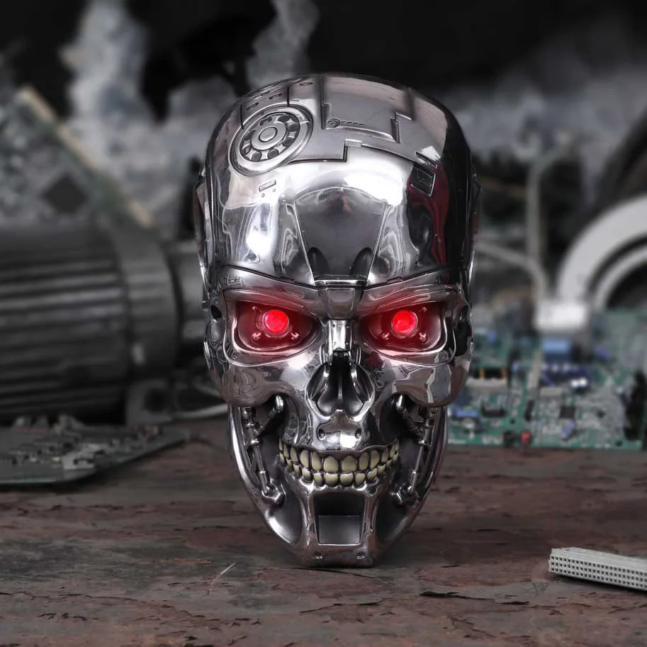 Terminator T-800 Head Prop Replica - Nemesis Now - Image 2