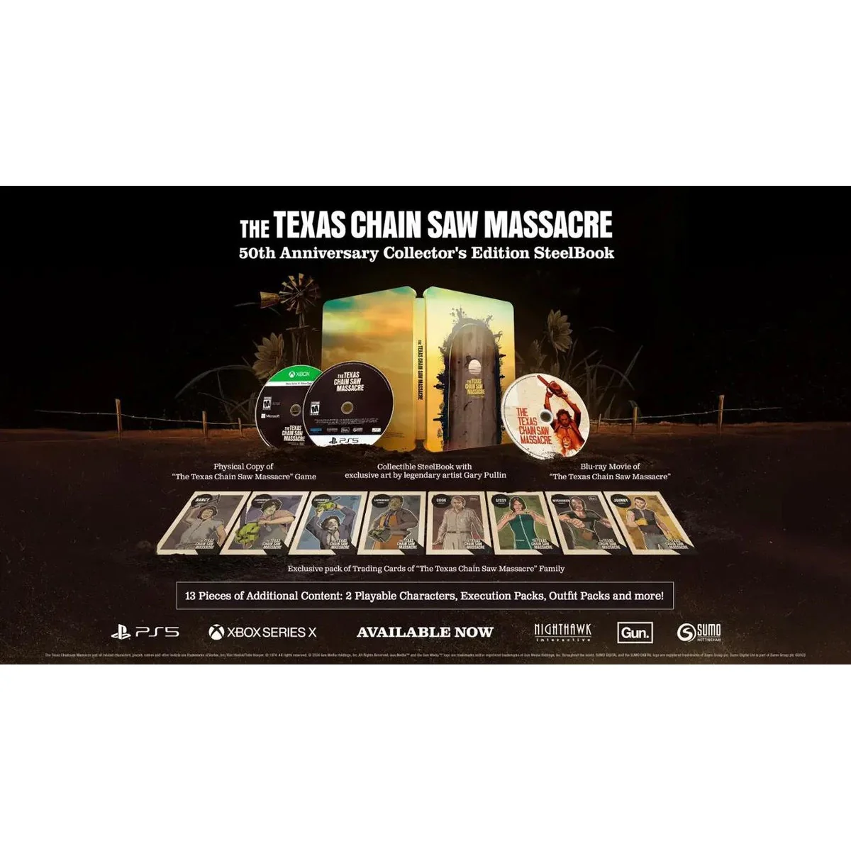 The Texas Chain Saw Massacre 50th Anniversary Collector's Edition Steelbook - PlayStation 5 - Gun Interactive