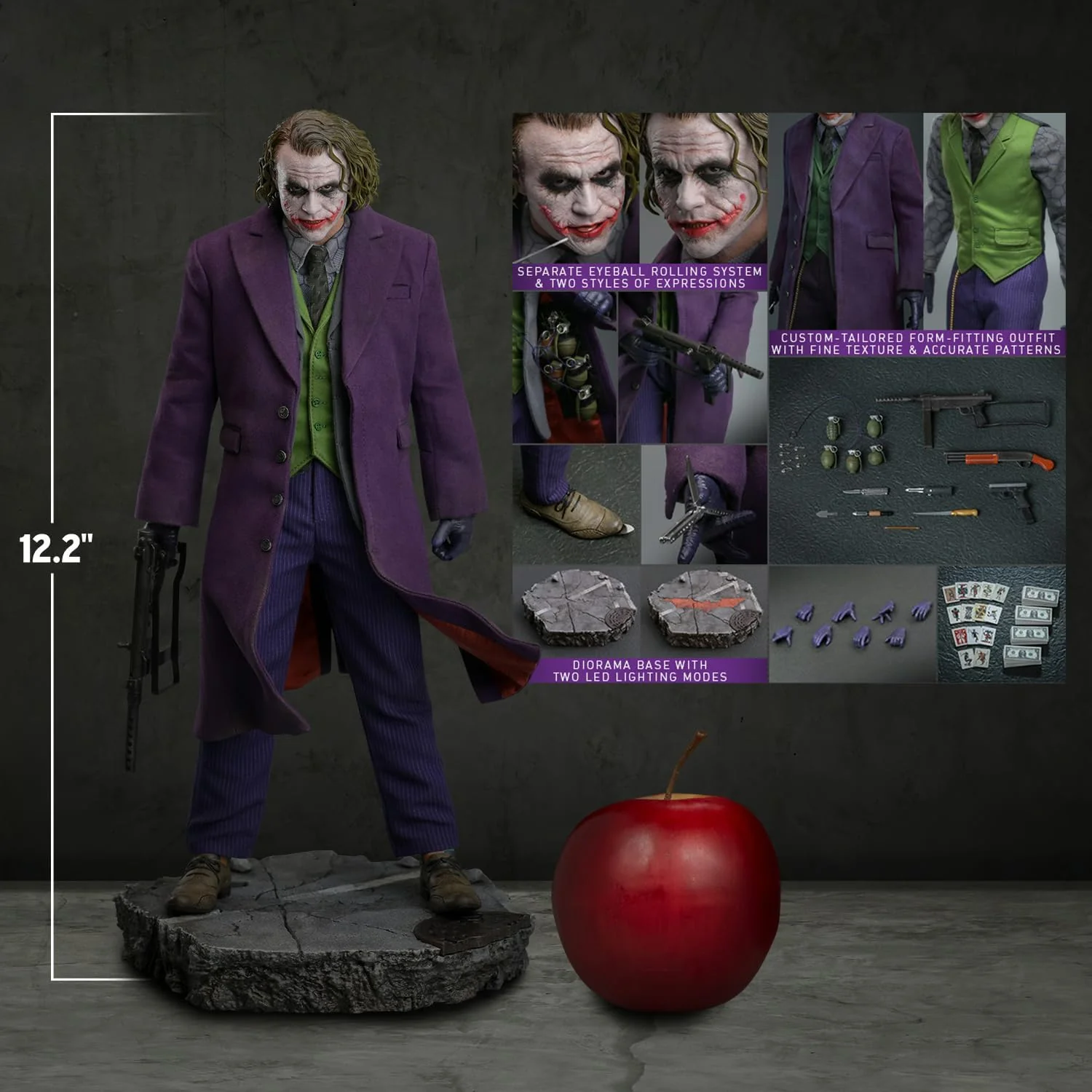 Batman Dark Knight The Joker 1:6 Scale Collector Edition Figure - Hot Toys - Image 4