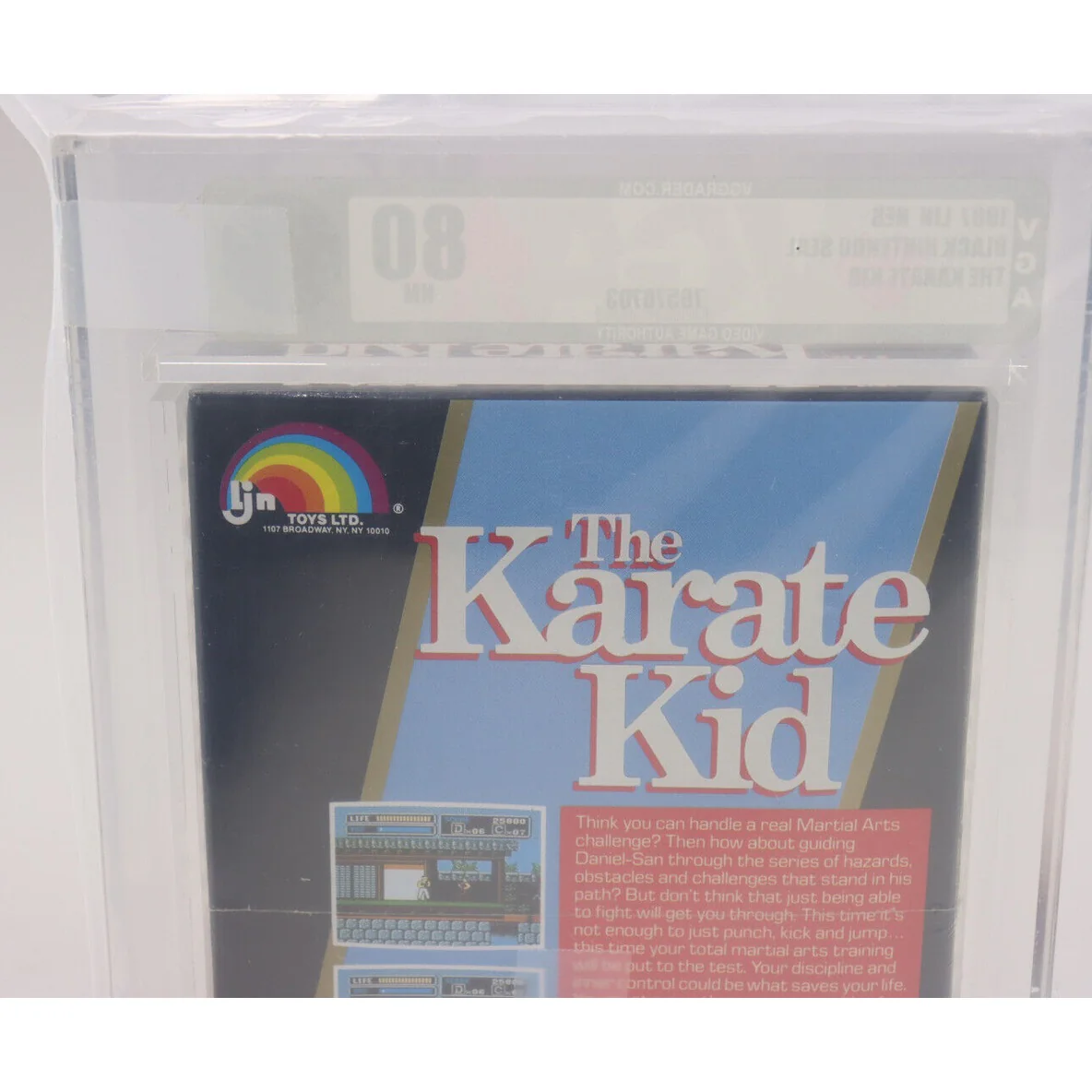 The Karate Kid Nintendo NES 1987 LJN New Factory Sealed VGA Graded 80 NM - Image 5