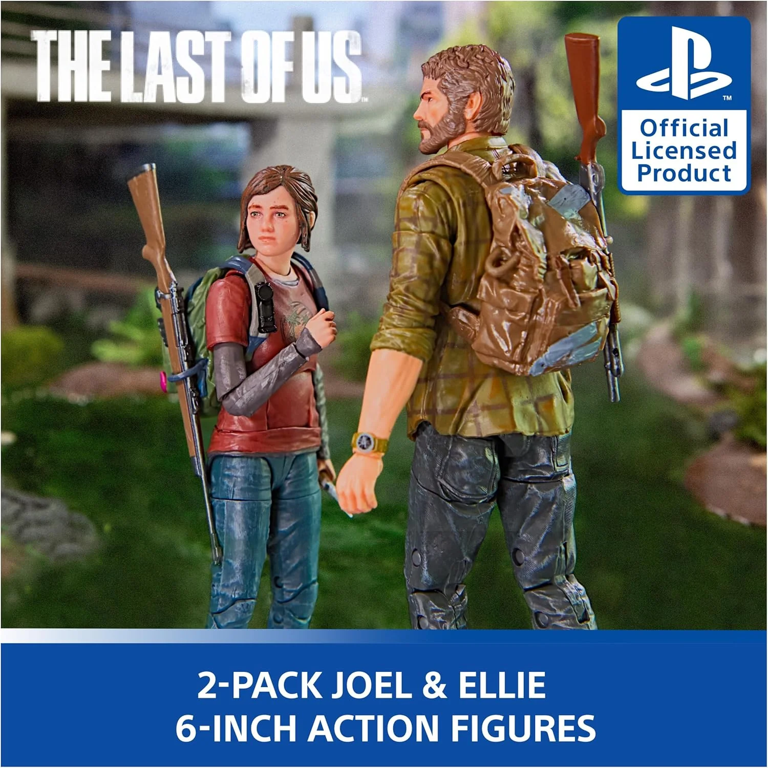 The Last of Us Joel & Ellie 6" Action Figure Set (2-Pack) - Spin Master Ltd. (Shapes Collection) - Image 3