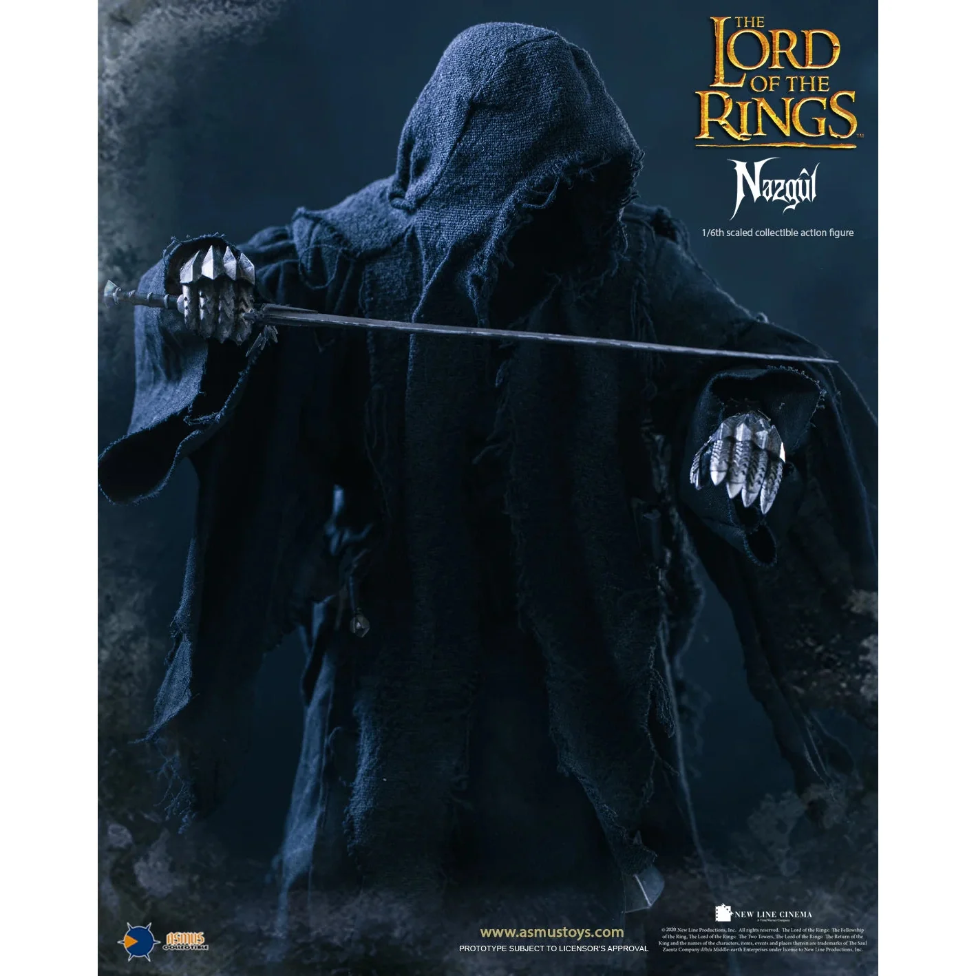 The Lord of the Rings Nazgûl 1/6 Scale Action Figure - Asmus Toys - Image 11