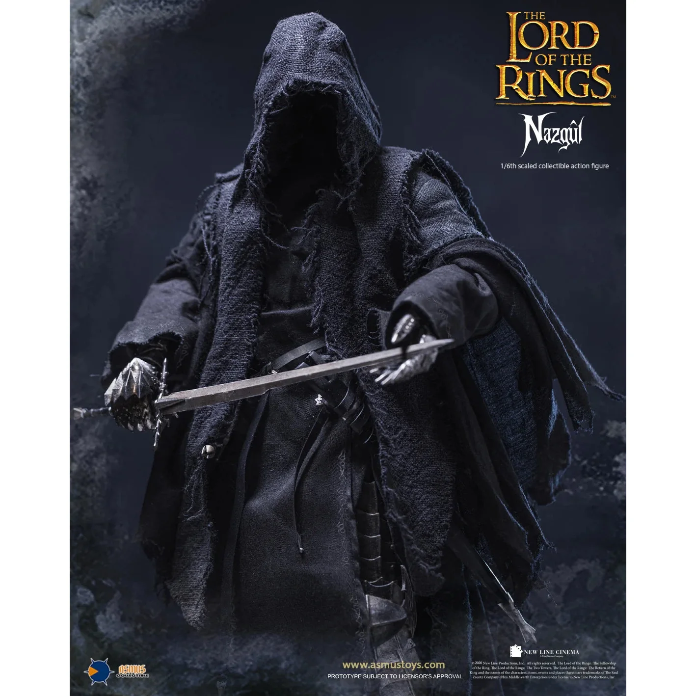 The Lord of the Rings Nazgûl 1/6 Scale Action Figure - Asmus Toys - Image 16
