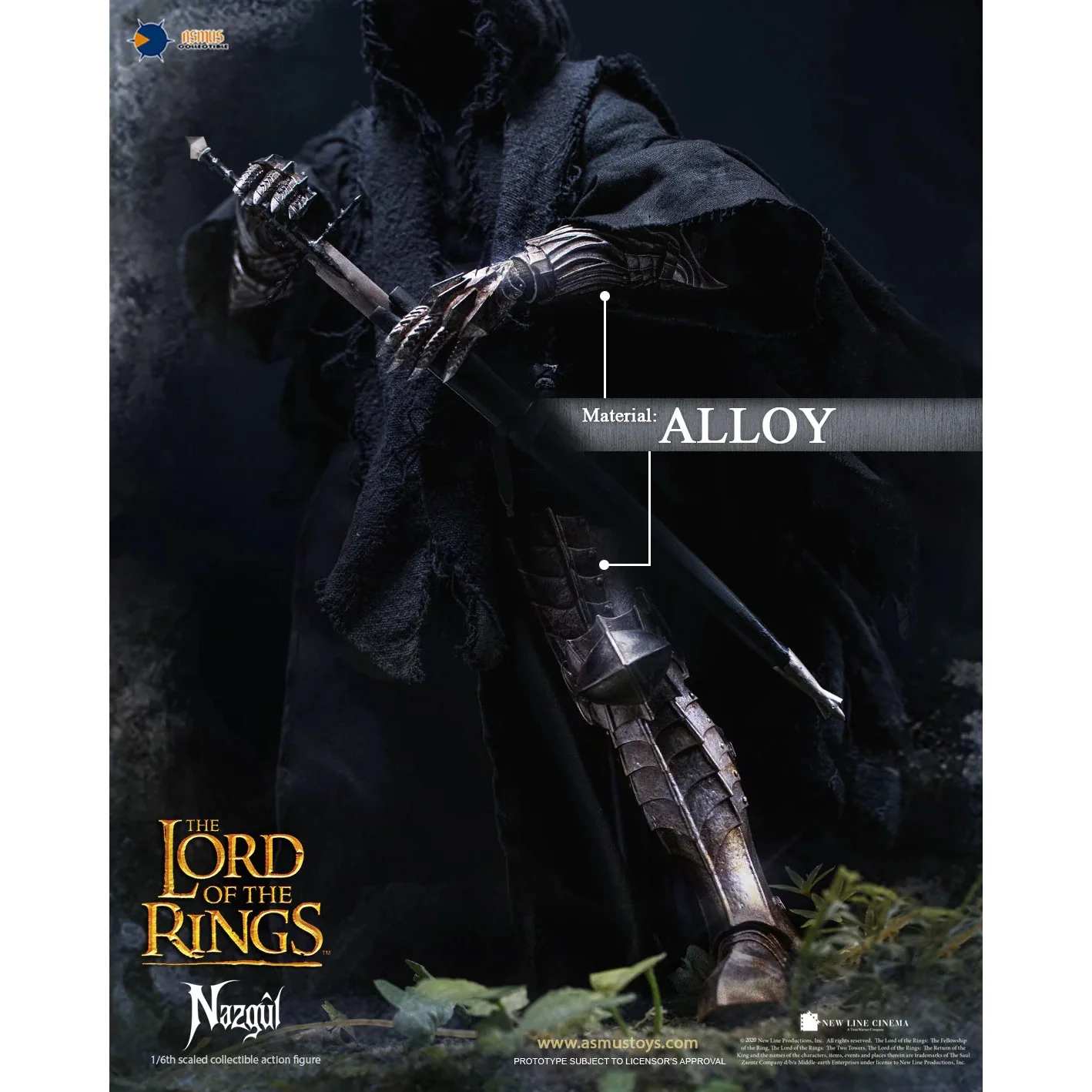 The Lord of the Rings Nazgûl 1/6 Scale Action Figure - Asmus Toys - Image 22