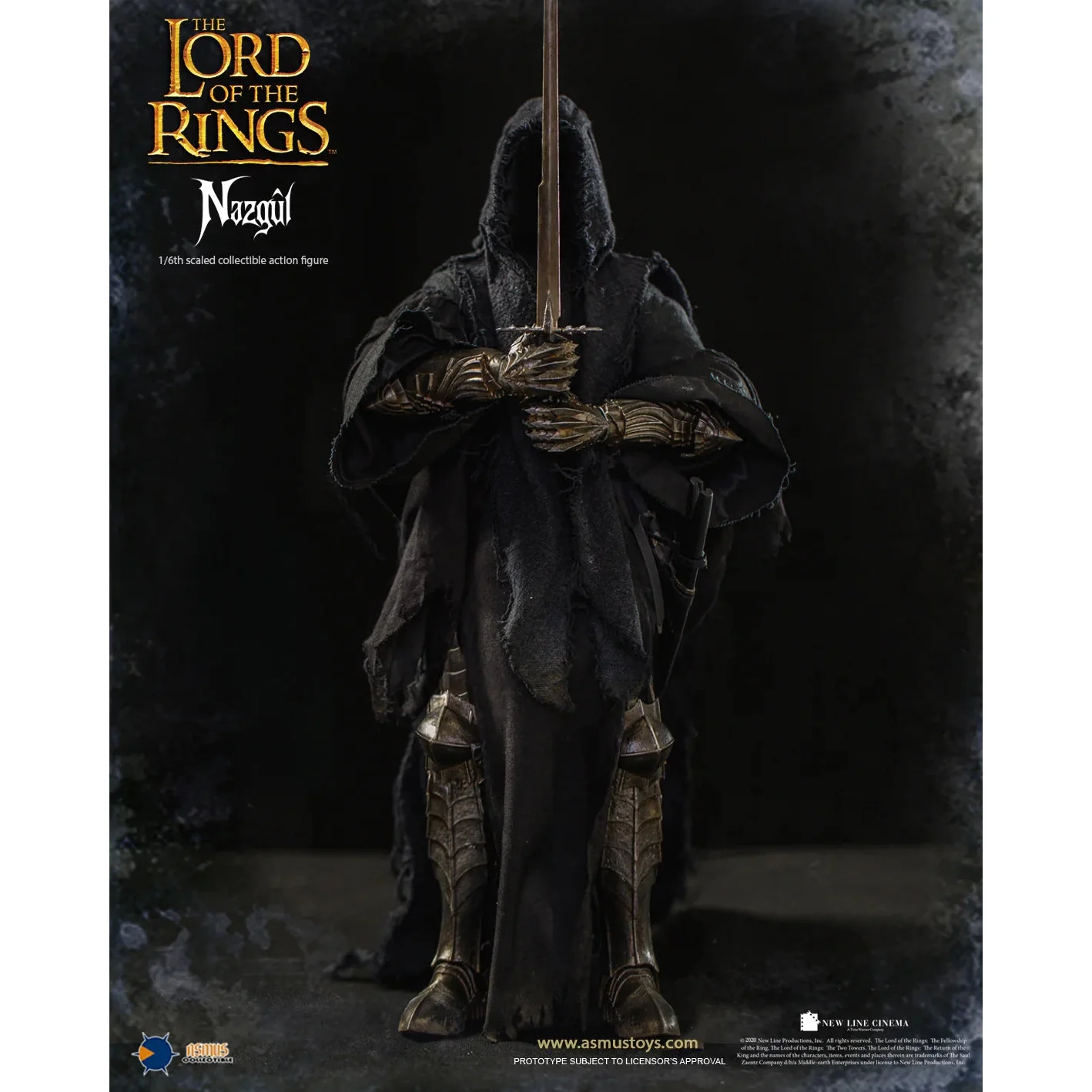 The Lord of the Rings Nazgûl 1/6 Scale Action Figure - Asmus Toys - Image 5