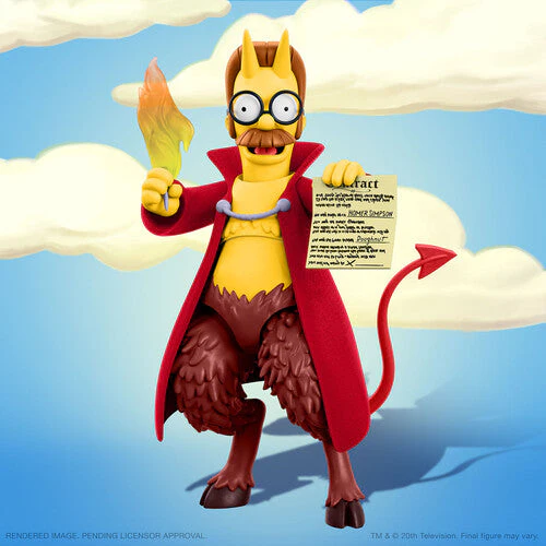 The Simpsons ULTIMATES! Devil Flanders Wave 4 Figure - Image 2