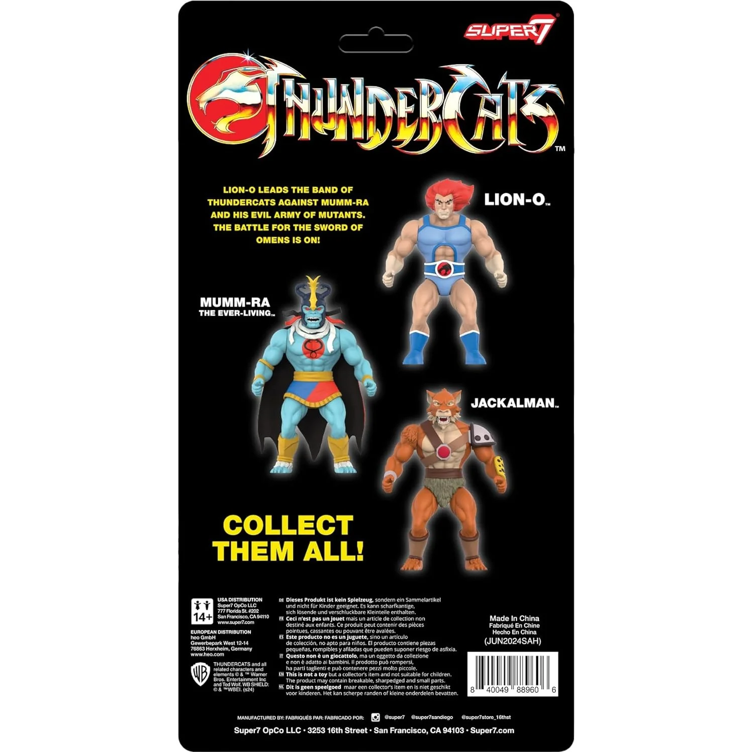 ThunderCats Evil Mutants Jackalman Action Figure - Super7 - Vintage Collection (Wave 1) - Image 4