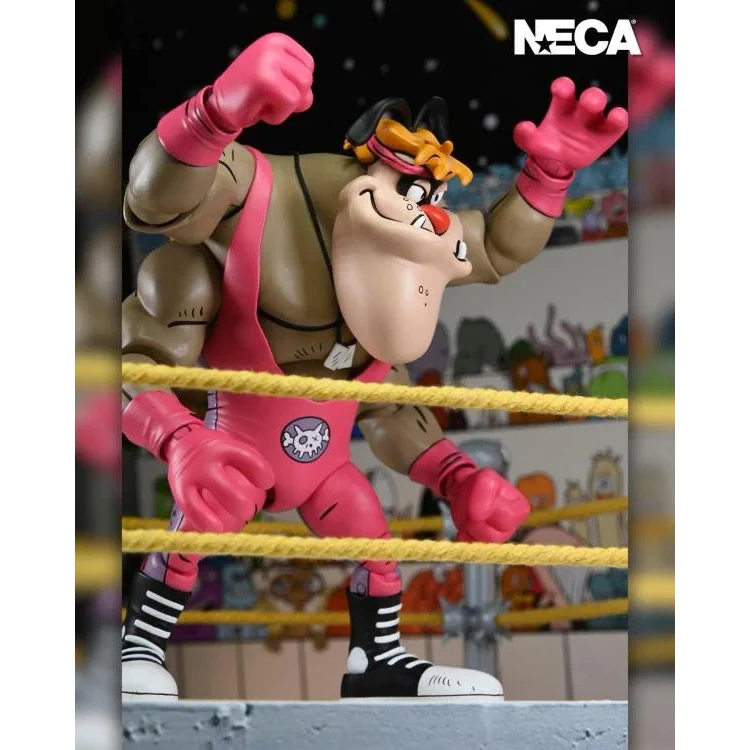 Teenage Mutant Ninja Turtles Adventures Stump Wrestling Cryin' Houn' (Archie Comics) Action Figure - NECA - Image 3