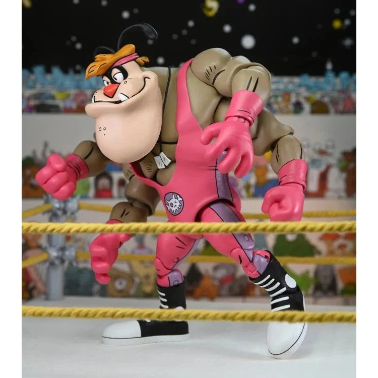 Teenage Mutant Ninja Turtles Adventures Stump Wrestling Cryin' Houn' (Archie Comics) Action Figure - NECA - Image 4