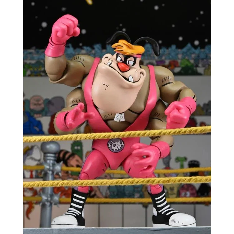 Teenage Mutant Ninja Turtles Adventures Stump Wrestling Cryin' Houn' (Archie Comics) Action Figure - NECA - Image 5