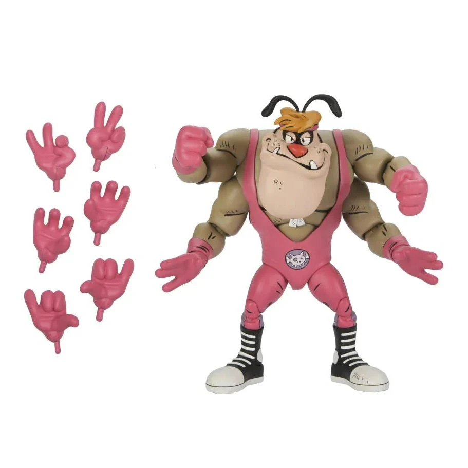 Teenage Mutant Ninja Turtles Adventures Stump Wrestling Cryin' Houn' (Archie Comics) Action Figure - NECA - Image 9