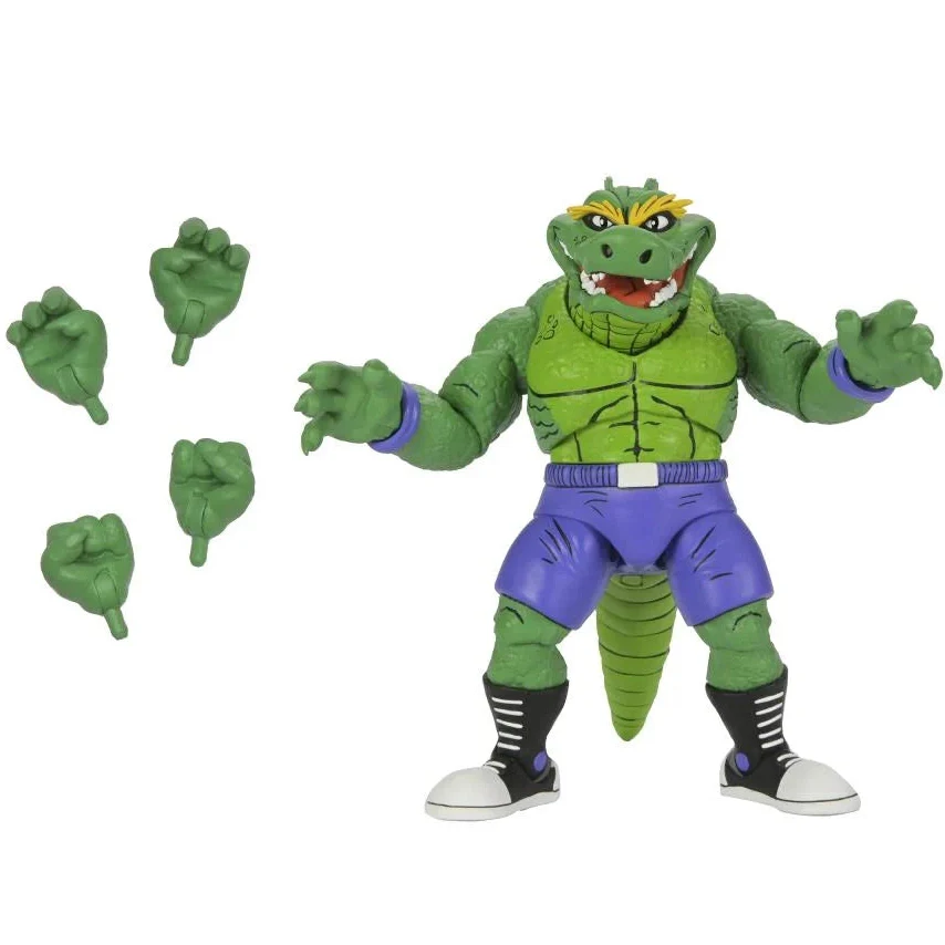 Teenage Mutant Ninja Turtles Adventures Stump Wrestling Leatherhead (Archie Comics) Action Figure - NECA - Image 9