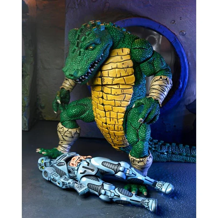 Teenage Mutant Ninja Turtles Leatherhead Deluxe Action Figure - NECA - Mirage Comics - Image 10