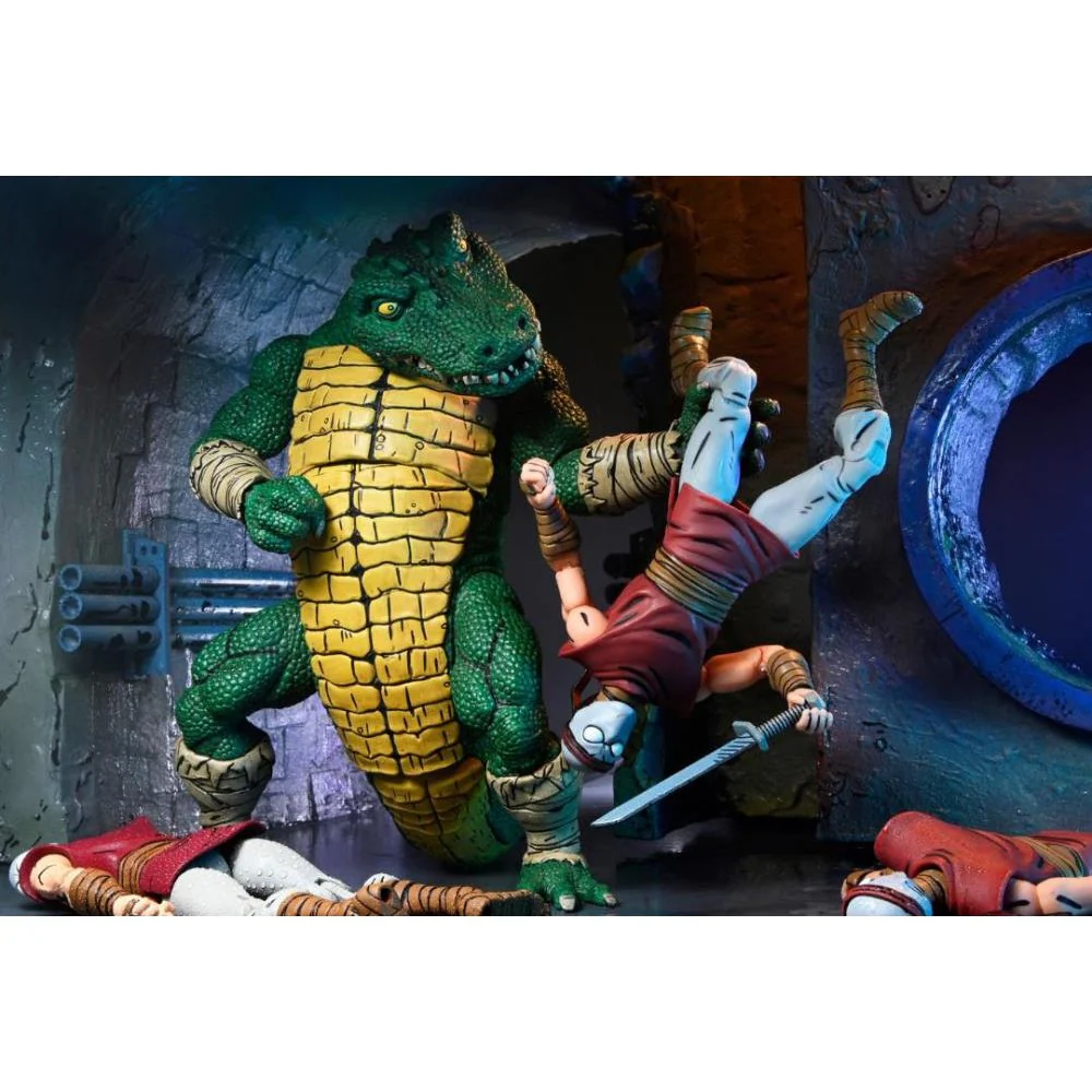 Teenage Mutant Ninja Turtles Leatherhead Deluxe Action Figure - NECA - Mirage Comics - Image 12