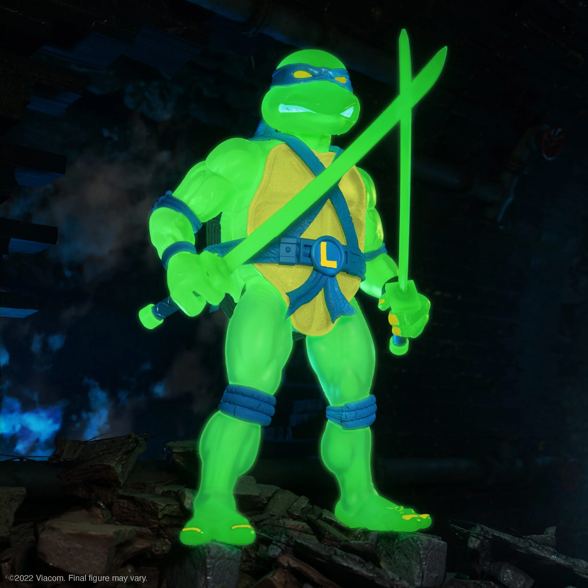TMNT Ultimates! Leonardo Mutagen Ooze Glow Figure - Image 2