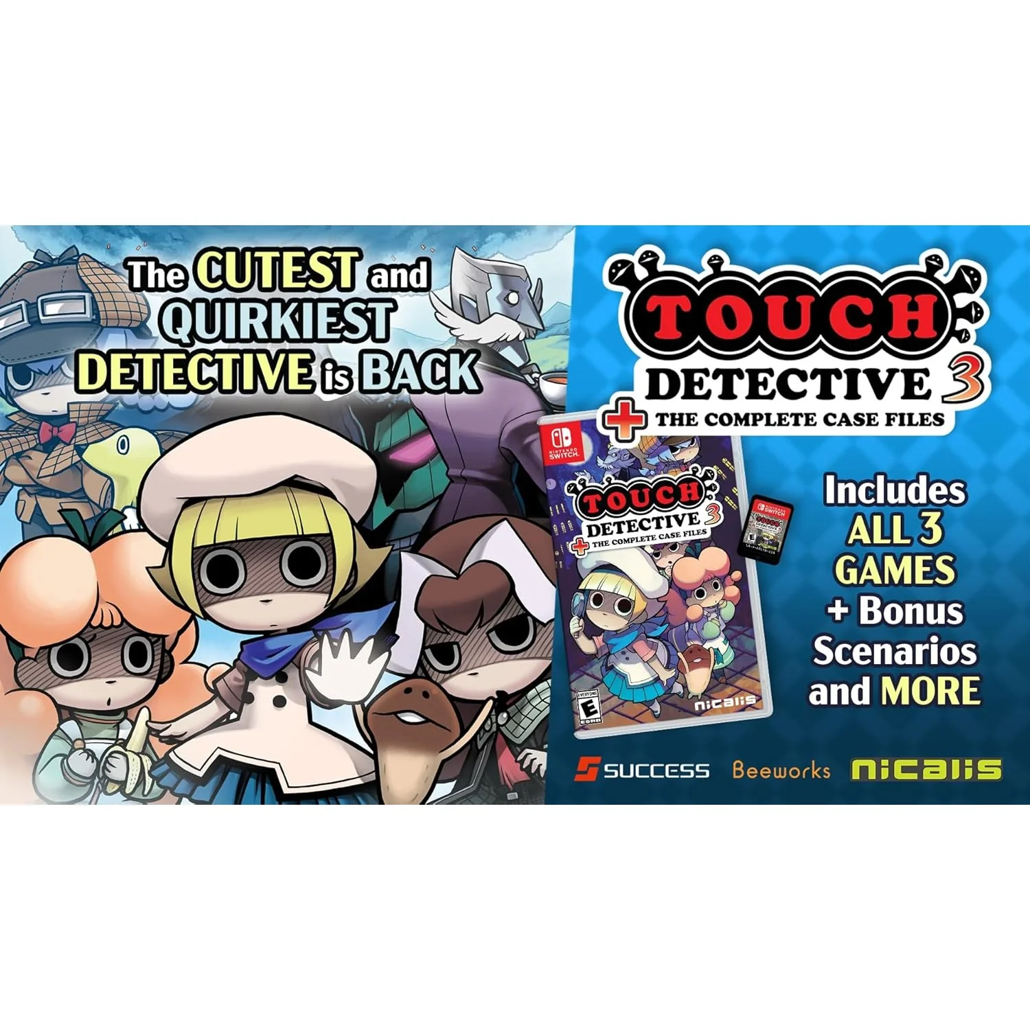 Touch Detective 3 + The Complete Case Files - Nintendo Switch - Nicalis - Image 2