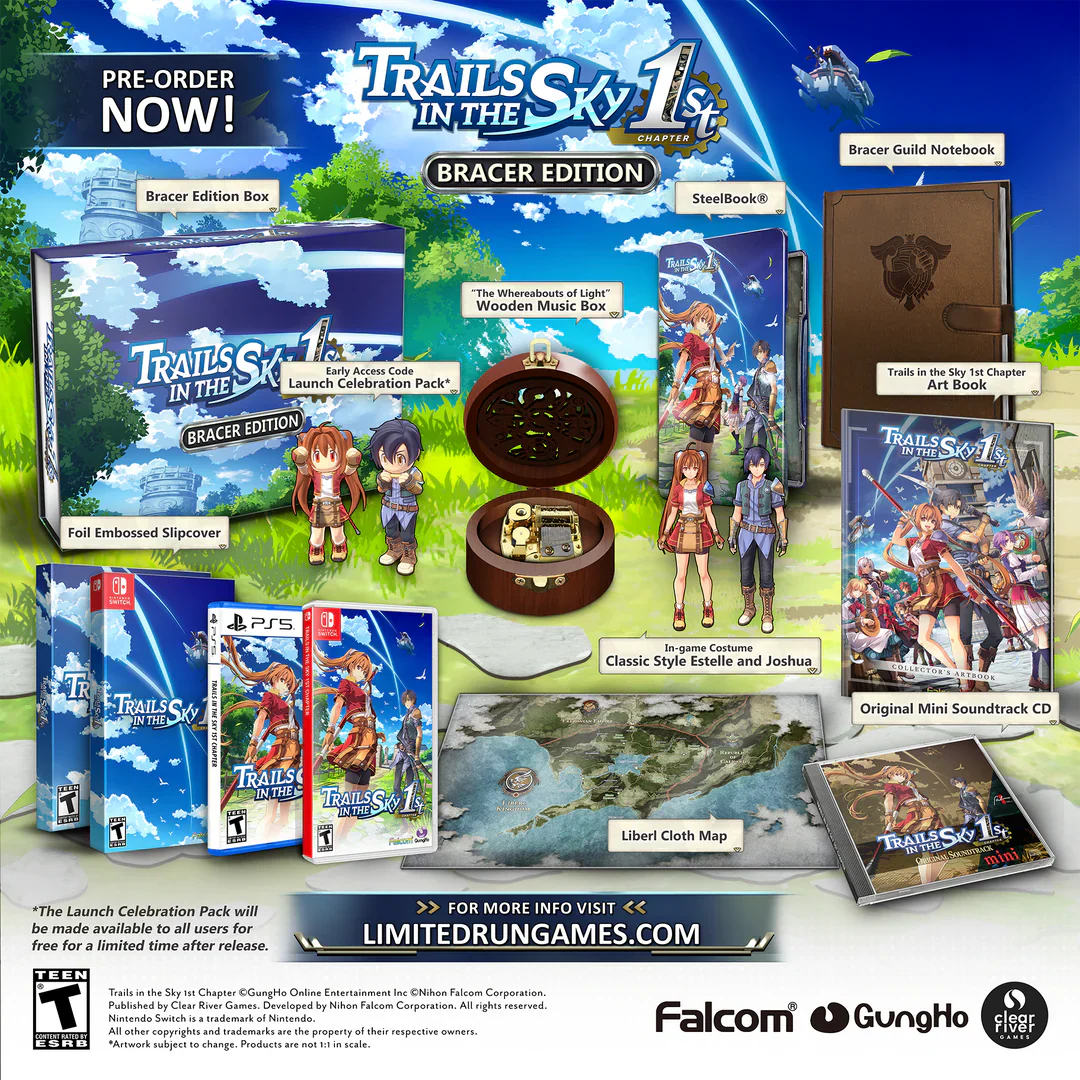 Trails in the Sky 1st Chapter Bracer Edition - Nintendo Switch - Limited Run Games - Image 2