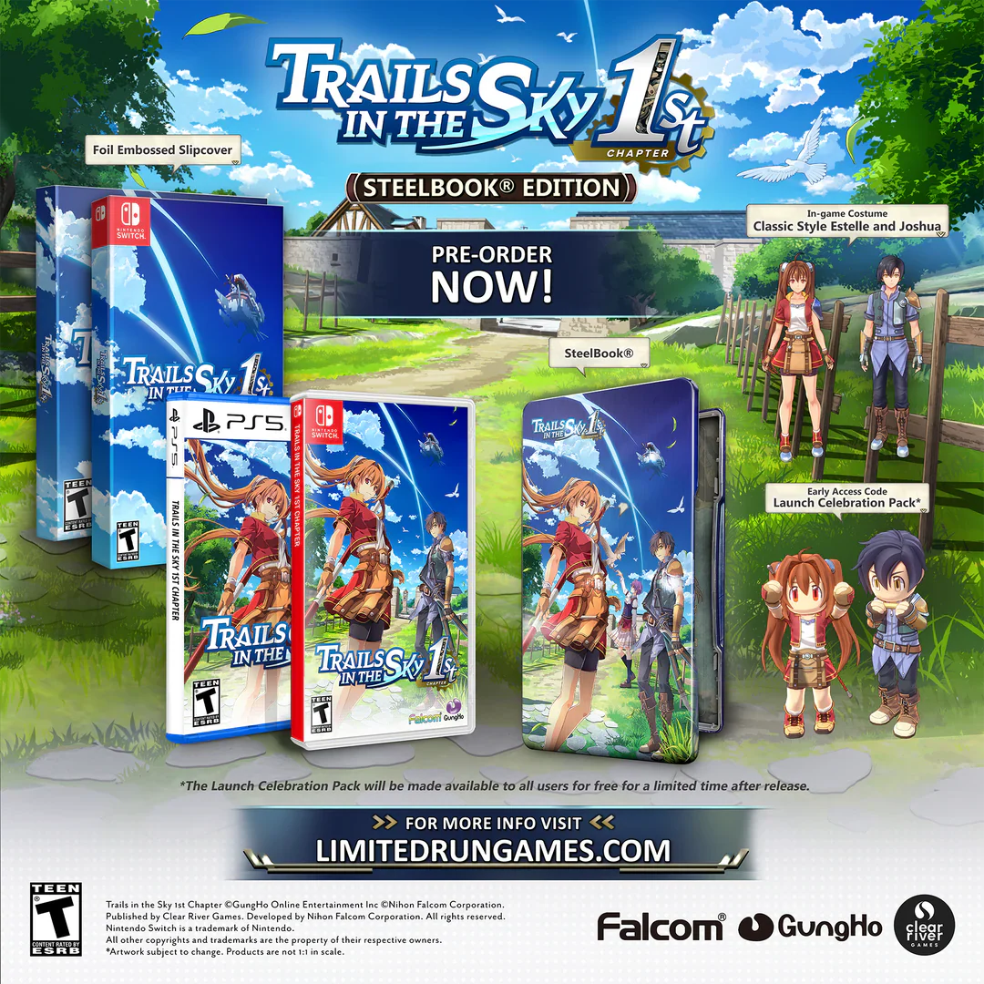 Trails in the Sky 1st Chapter SteelBook Edition - PlayStation 5 - Limited Run Games - Image 2