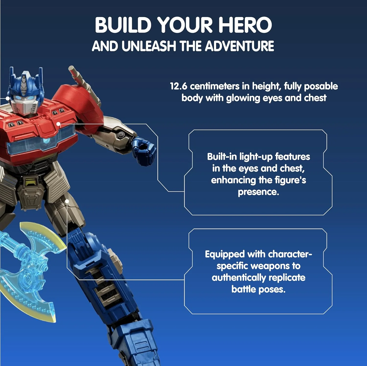Transformers Classic Class 11 Optimus Prime Model Kit - Blokees - Image 3