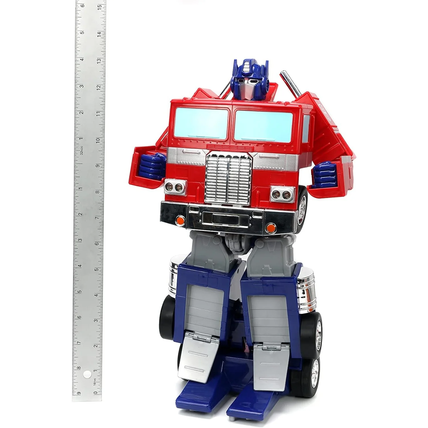 Transformers G1 Optimus Prime Converting R/C with Lights & Sounds - Jada Toys - Image 6