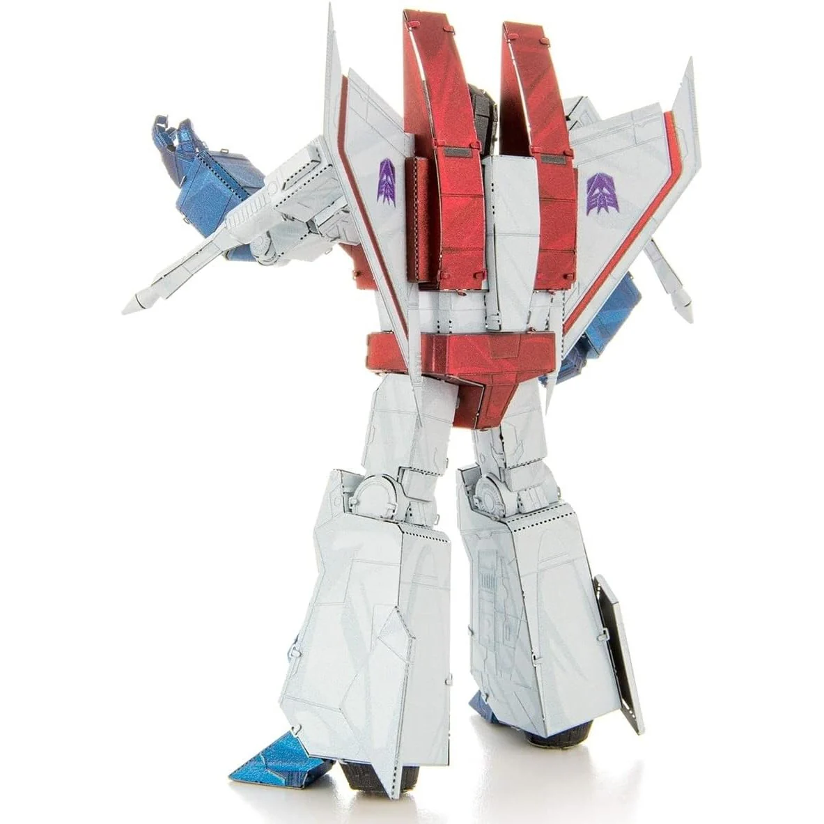 Transformers Starscream (Color Ver.) 3D Steel Model Kit - Fascinations - Metal Earth - Image 3