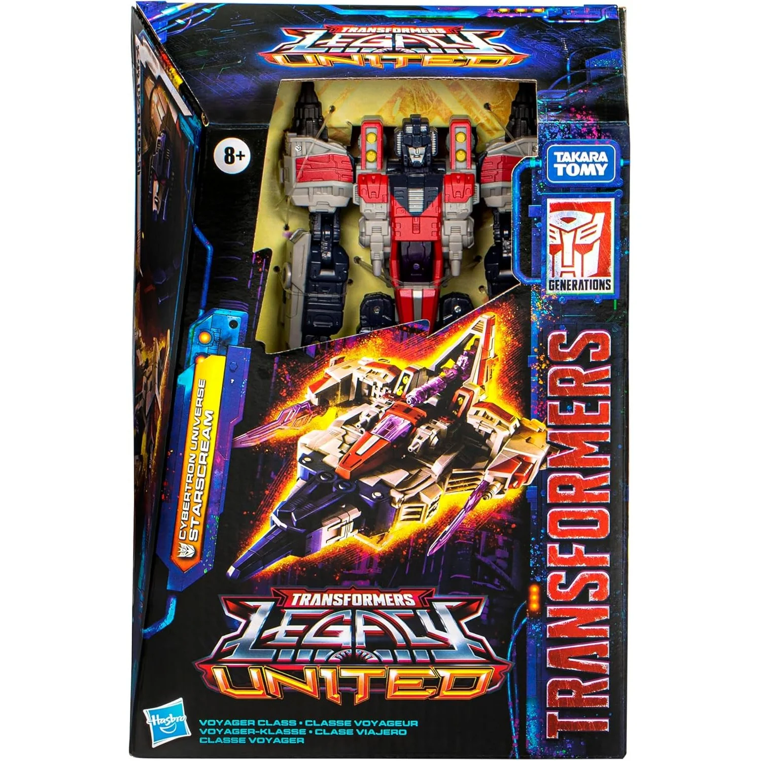 Transformers: Cybertron Universe Voyager Class Starscream Action Figure - Takara Tomy, Hasbro - Legacy United - Image 10