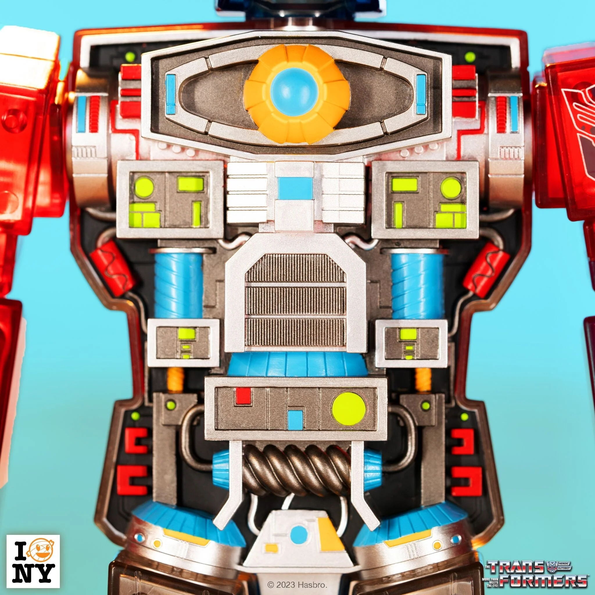 Transformers Super Cyborg Optimus Clear Red/Blue - Image 5