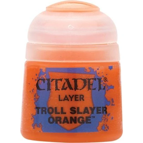 Citadel Layer: Troll Slayer Orange - Warhammer Model Paint, 12ml Pot - Games Workshop - Image 2