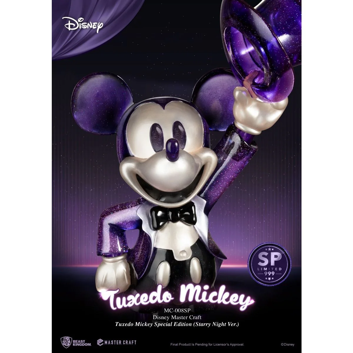 Disney Tuxedo Mickey Special Edition (Starry Night Ver.) Statue - Beast Kingdom, Sideshow Collectibles - Image 5