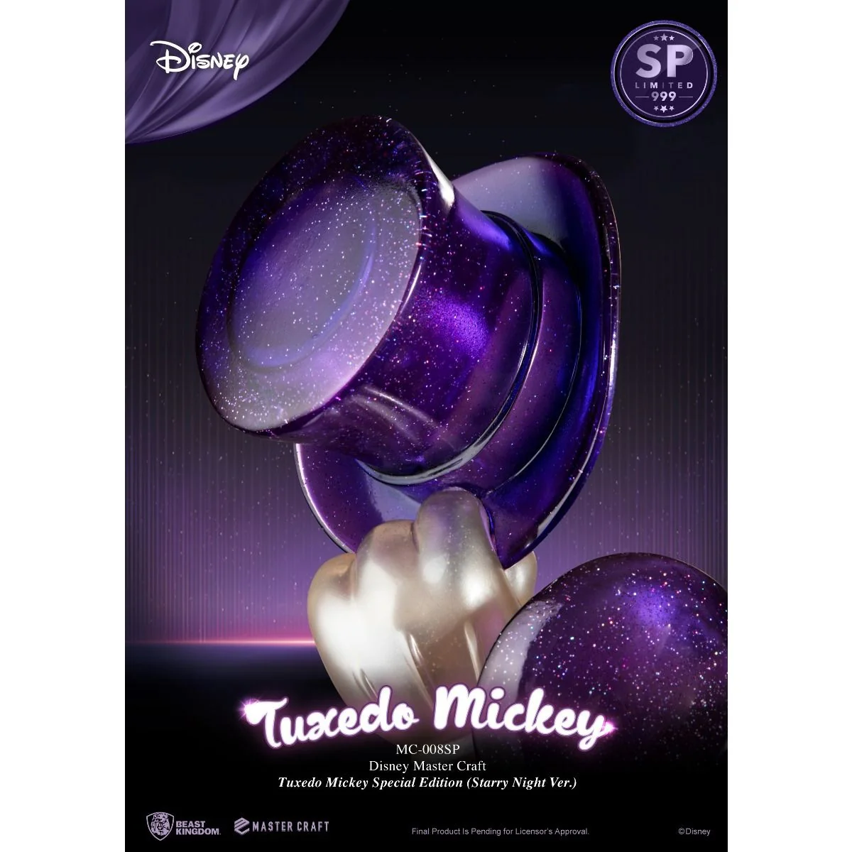 Disney Tuxedo Mickey Special Edition (Starry Night Ver.) Statue - Beast Kingdom, Sideshow Collectibles - Image 6