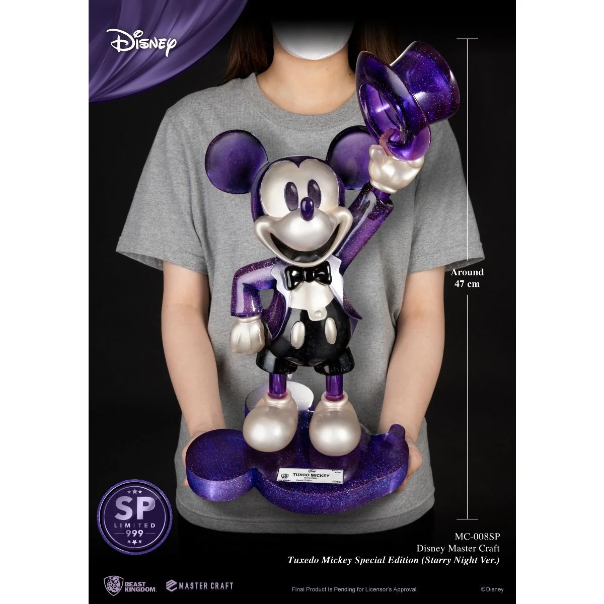 Disney Tuxedo Mickey Special Edition (Starry Night Ver.) Statue - Beast Kingdom, Sideshow Collectibles - Image 8